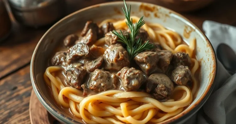 easy beef stroganoff slow cooker recipe rosemary