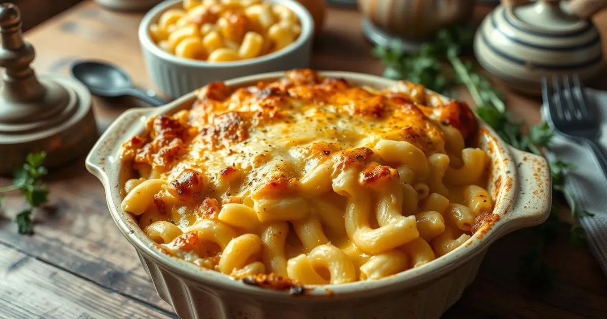 Old Fashioned Baked Macaroni and Cheese