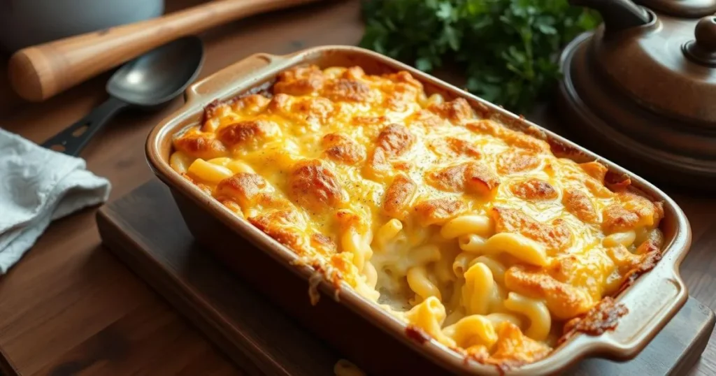 Old Fashioned Baked Macaroni and Cheese