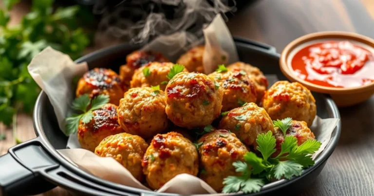 frozen meatballs in air fryer