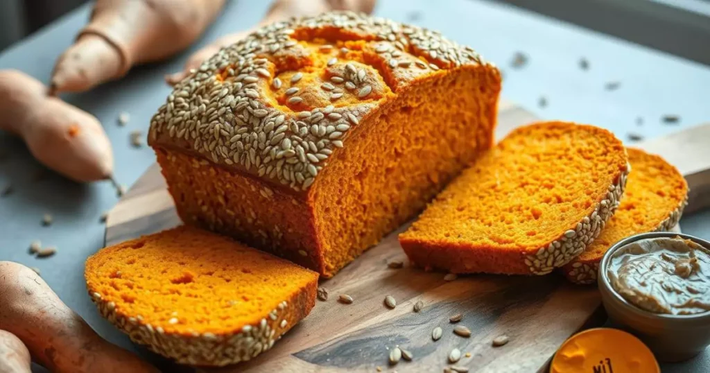 seeded miso sweet potato bread recipe