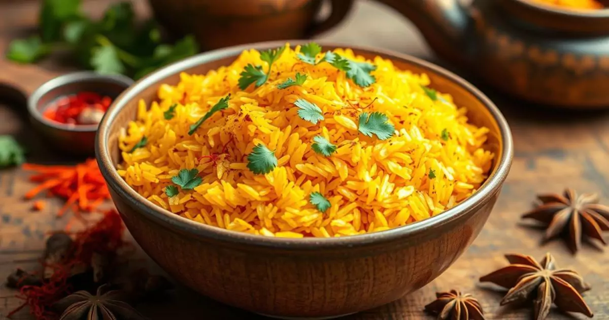 saffron rice recipe