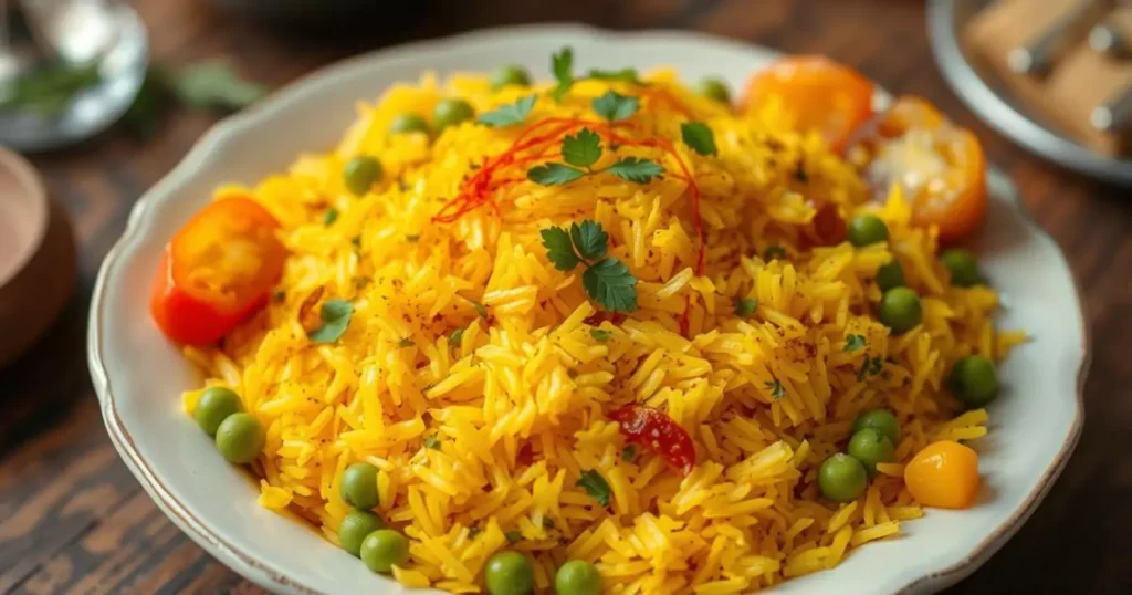 saffron rice recipe