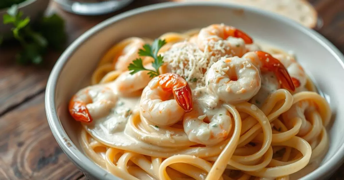 alfredo and shrimp