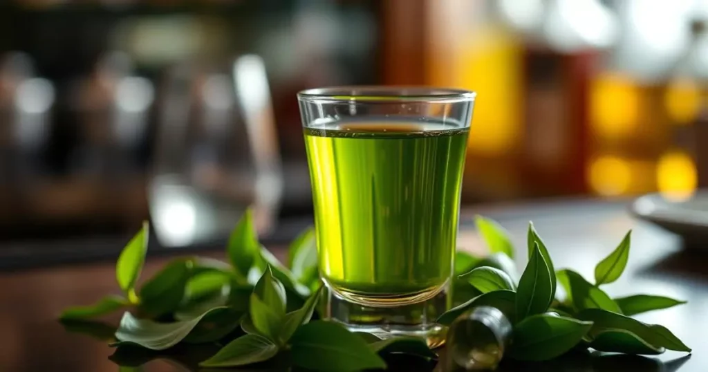 green tea shot recipe