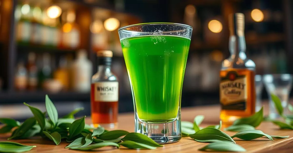 green tea shot recipe