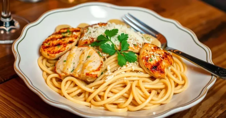 garlic parmesan chicken pasta