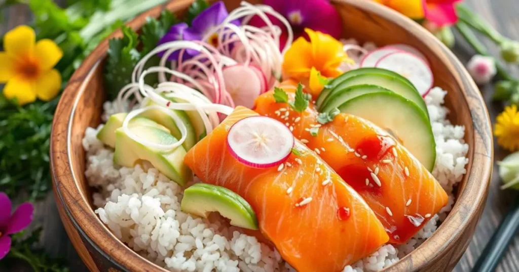 salmon bowl