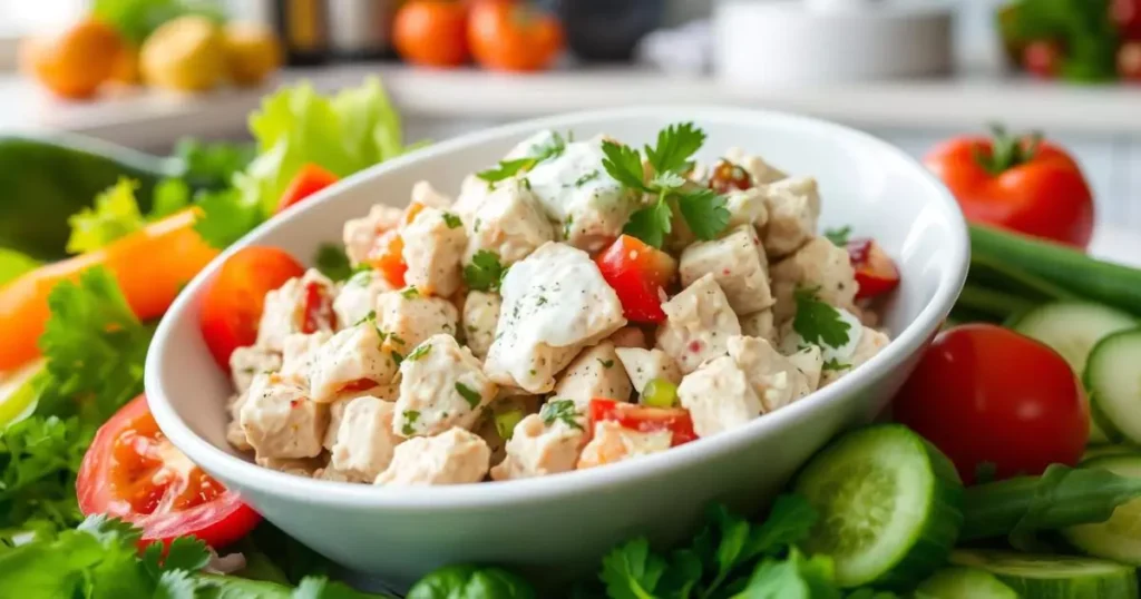 tuna salad with coconut yogurt​