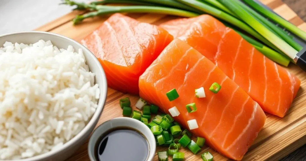 salmon rice recipe